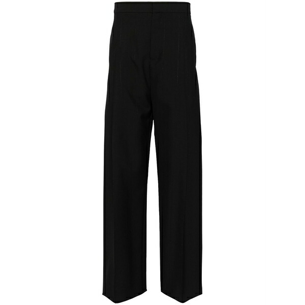 ジバンシー メンズ カジュアルパンツ ボトムス Lurex stripes tailored trousers Black|asty
