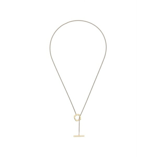 トム木材 メンズ 頸飾り・チョー鉄道車両 添え物 Frame-pendant necklace Silver