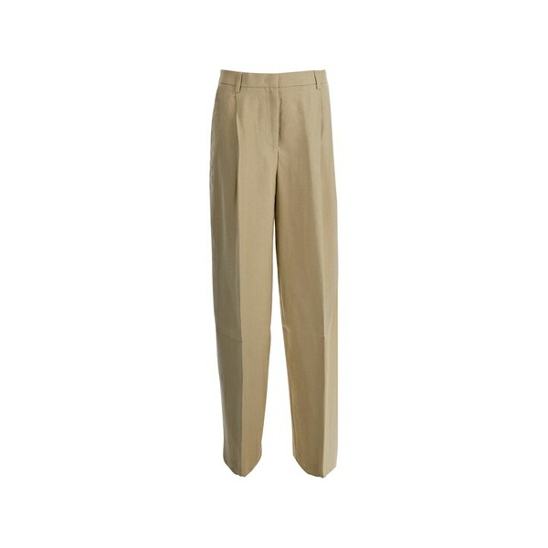グリフォーニ レディース 心地好いズボン下 ボトムス Pressed-crease trousers Neutrals レディースファッション-パンツ