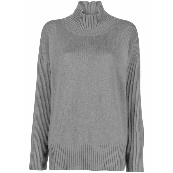 ロレーナアントニアッツィ レディース 編み物\u0026プルオーバー アウター Cashmere turtleneck knitted jumper Grey