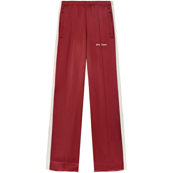 パーム・エンジェルス レディース カジュアルパンツ ボトムス Logo fluid track pants Red|asty