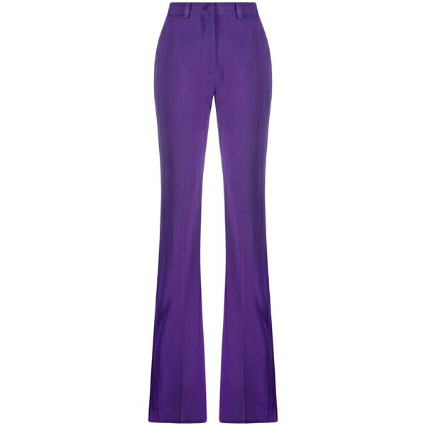 フィリップ飾り気の無い レディース 心地好いズボン下 ボトムス  cady tailored trousers Purple
