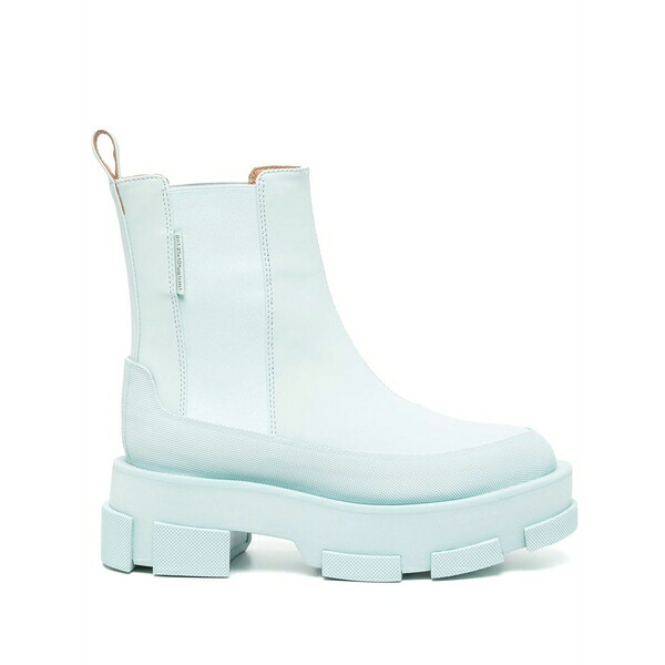 主任者 レディース ブーツ シューズ Slip-on chelsea boots Blue