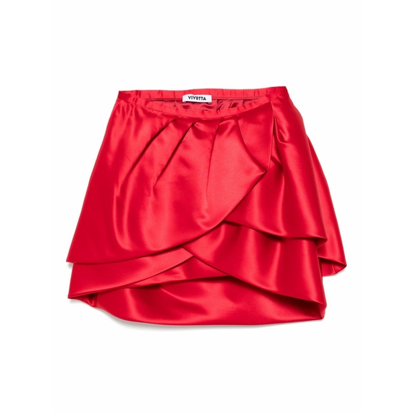 ヴィヴェッタ レディース スコート ボトムス A-line mini skirt Red