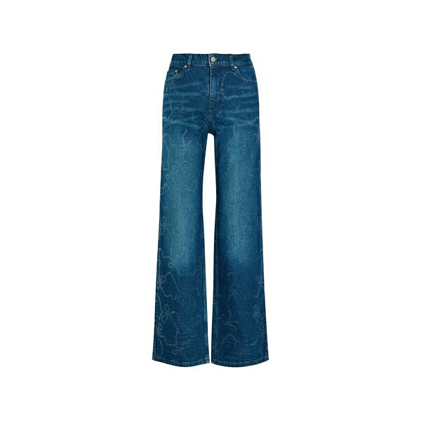 ラブスハックファンシー レディース ジーンズズボン下 ボトムス Dessa embellished jeans Blue