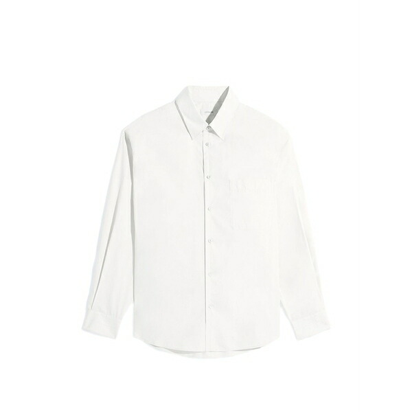 ルメール メンズ プルオーバー トップス Patch-pocket regular shirt White