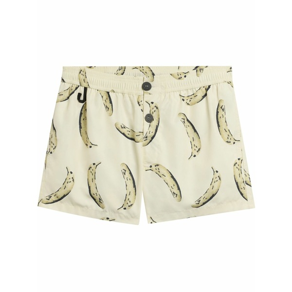 ジャクエムス メンズ 心地好いズボン下 ボトムス Banana-print shorts Neutrals