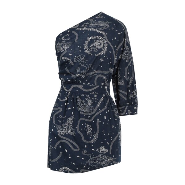 【送料無料】 ロザナ レディース ワンピース トップス Mini dresses Blue