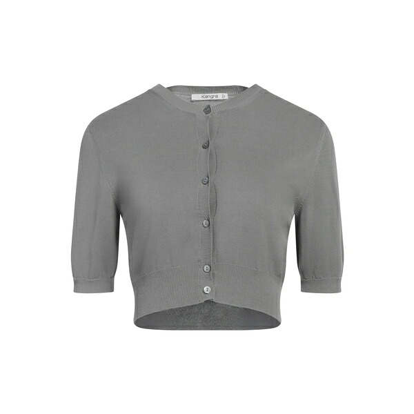 【貨物輸送無料】 カングラ  レディース ジレー アウター Cardigans Grey