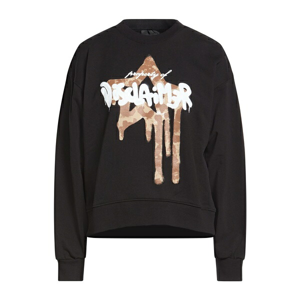 【貨物輸送無料】 ディスクレイマー レディース パーカー・スウェットシャツ アウター Sweatshirts Black レディースファッション-トップス-スウェット・トレーナー