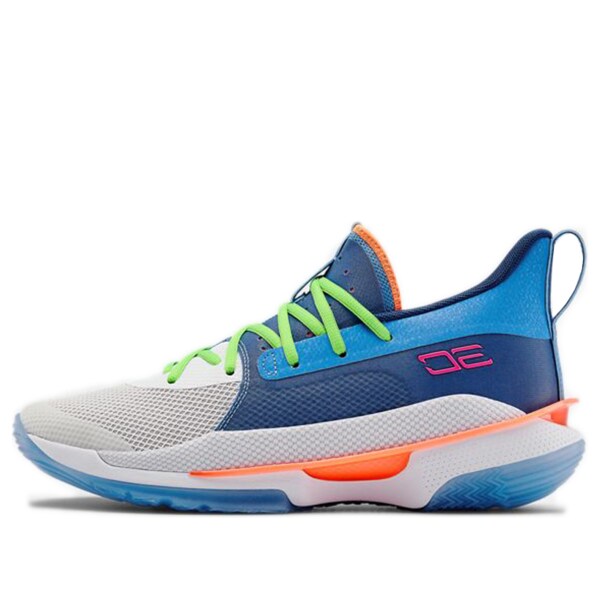 Under Armour アンダーアーマー メンズ スニーカー 【Under Armour Curry 7 'Super Soaker' 3021258-404】 サイズ US_7.5(25.5cm)｜asty