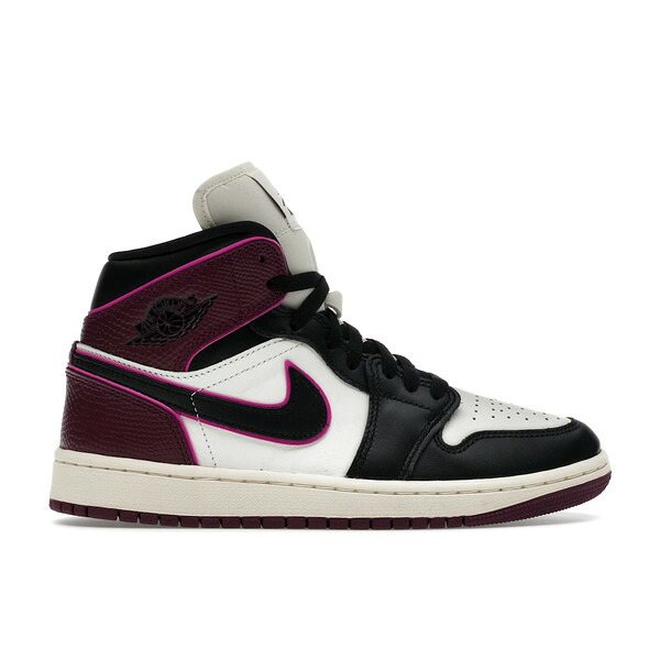 Jordan ジョーダン レディース スニーカー 【Jordan 1 Mid SE Bordeaux (Women's)】 サイズ US_6(23.0cm) Sail/Active Pink/Bordeaux/Black|asty