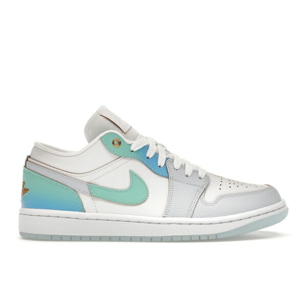 Jordan ジョーダン レディース スニーカー 【Jordan 1 Low SE Emerald Rise (Women's)】 サイズ US_W_11 White/White/Football Grey/Emerald Rise|asty