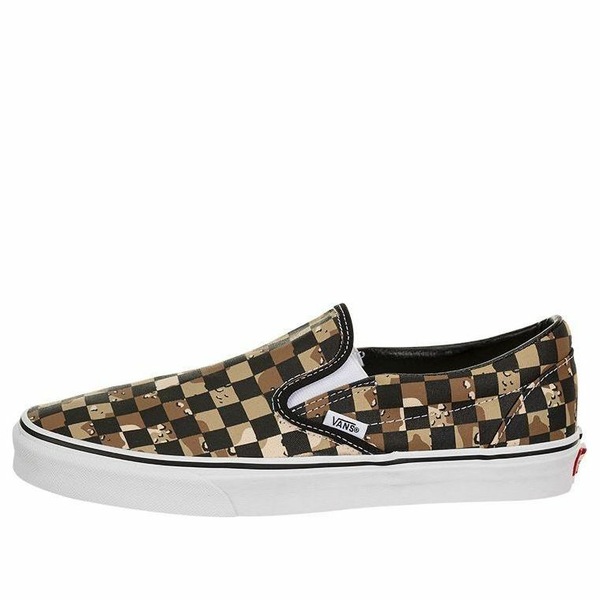 Vans バンズ メンズ スニーカー  【Vans Classic Slip-On \u0027Camo Desert Checkerboard\u0027 VN0A4BV3V4P】  大きさ US_6.5(24.5糎)