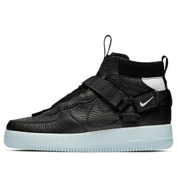 Nike ナイキ メンズ スニーカー  【Nike Air Force 1 Mid Utility \u0027Black Half Blue\u0027 AQ9758-001】  大きさ US_9.5(27.5糎)
