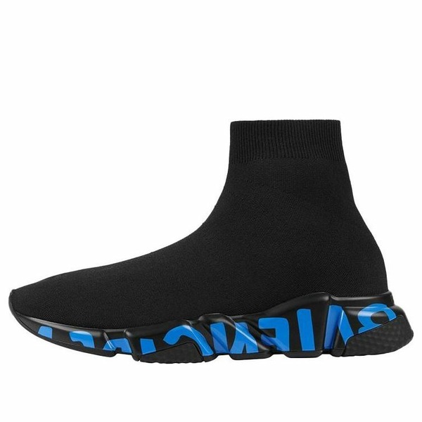 Balenciaga バレンシアガ メンズ スニーカー  【Balenciaga Speed Sports Shoes Black/Blue 645334W2DB71140】  大いさ US_6(24.0糎)