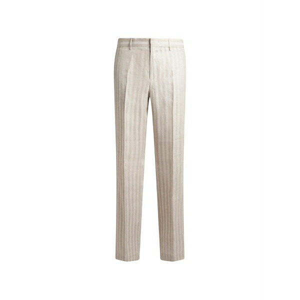 エトロ メンズ カジュアルパンツ ボトムス Striped trousers Neutrals|asty