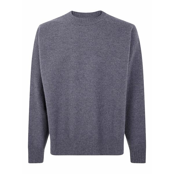 ジル・サンダー メンズ 編み物\u0026スウェーター アウター Wool crewneck jumper Grey