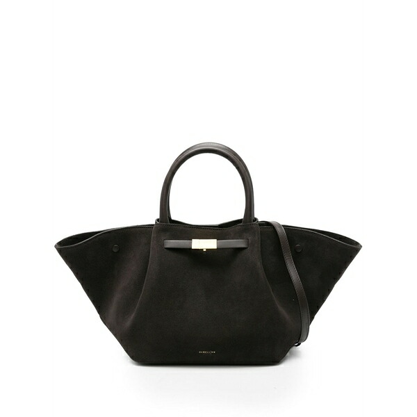 デメリエー レディース トートバッグ バッグ Midi new york suede tote bag Brown