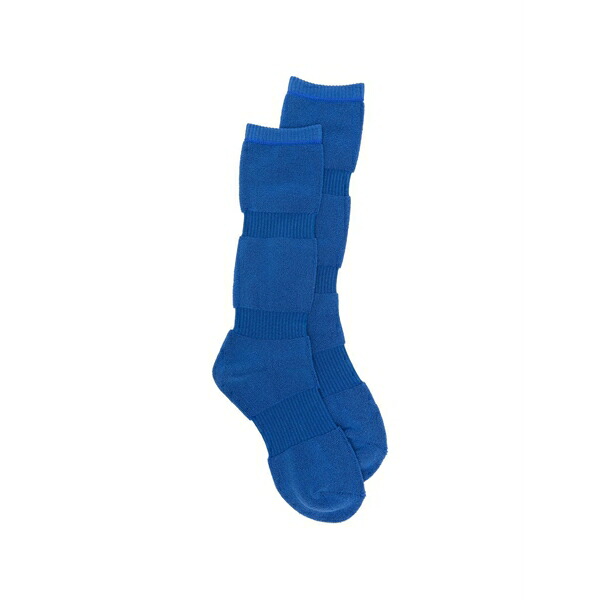 イッセイミヤケ レディース ソックス アンダーお召しもの Ribbed socks Blue