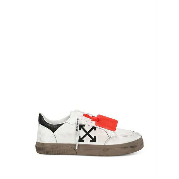 オフホワイト メンズ スニーカー シューズ Arrows-motif sneakers White｜asty