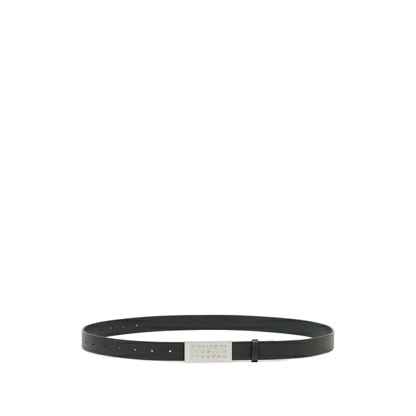 マルタンマルジェラ レディース 三尺帯 付属物 Numeric plaque belt Black