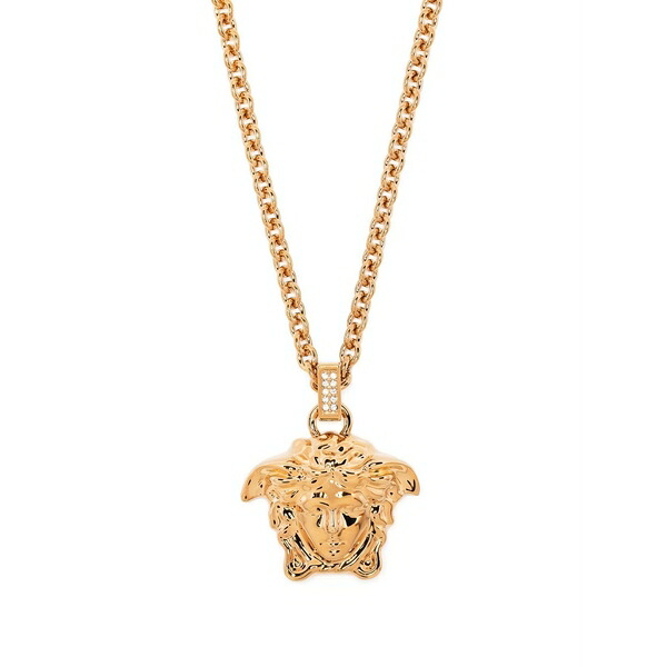 ヴェルサーチ メンズ 首飾り・チョー鉄道車両 佩び物 Medusa pendant necklace Gold
