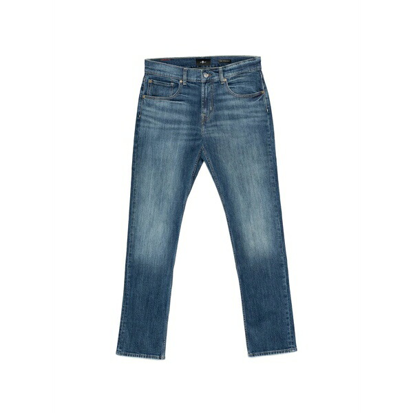 7フォーオールマンカインド メンズ デニムパンツ ボトムス Button-fastening jeans Blue|asty