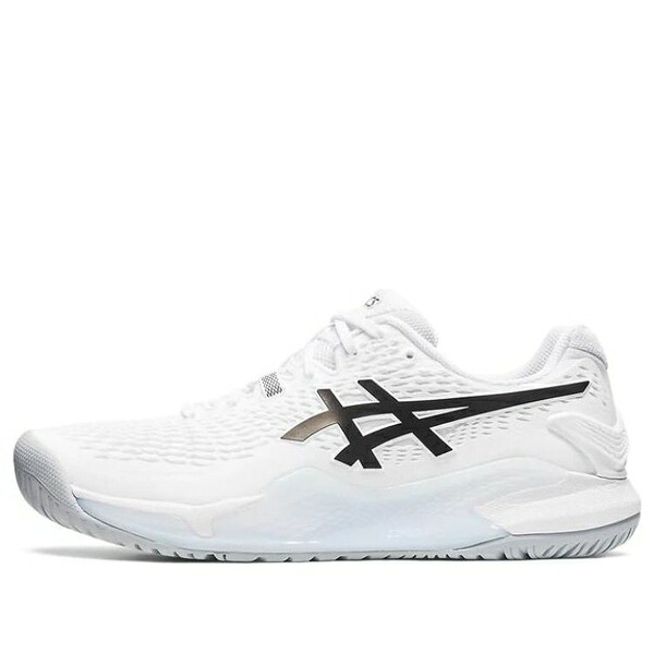 ASICS アシックス メンズ スニーカー  【ASICS Gel Resolution 9 \u0027White Black\u0027 1041A330-100】  大きさ US_9(27.0糎)