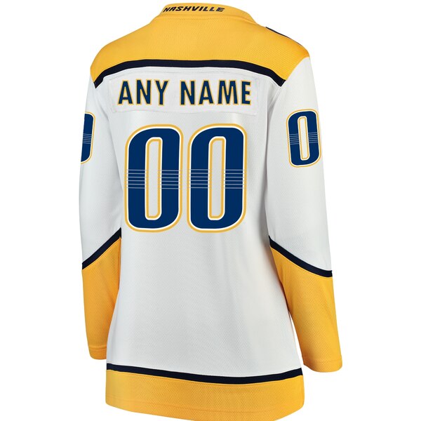 珍しい ファナティクス メンズ ユニフォーム トップス Washington Capitals 2018 Stanley Cup Champions  Away Breakaway Custom Jersey White