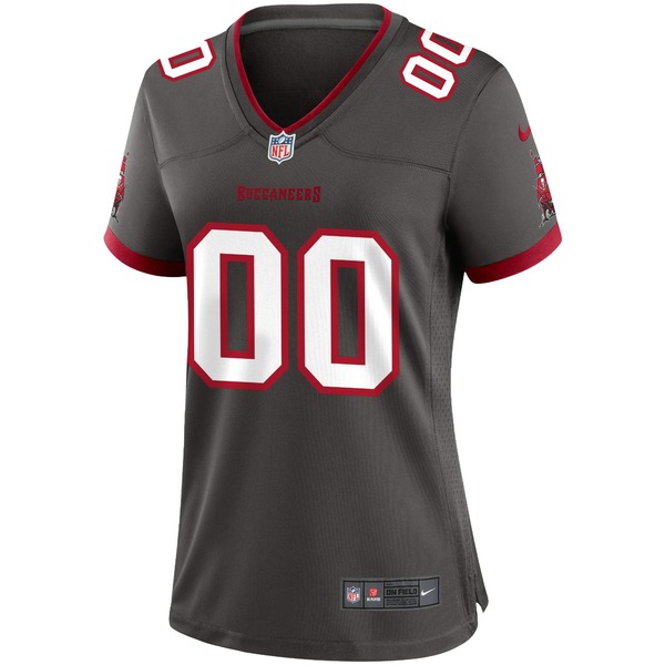 Tampa Bay Buccaneers Nike Alternate Custom Game Jersey - Pewter