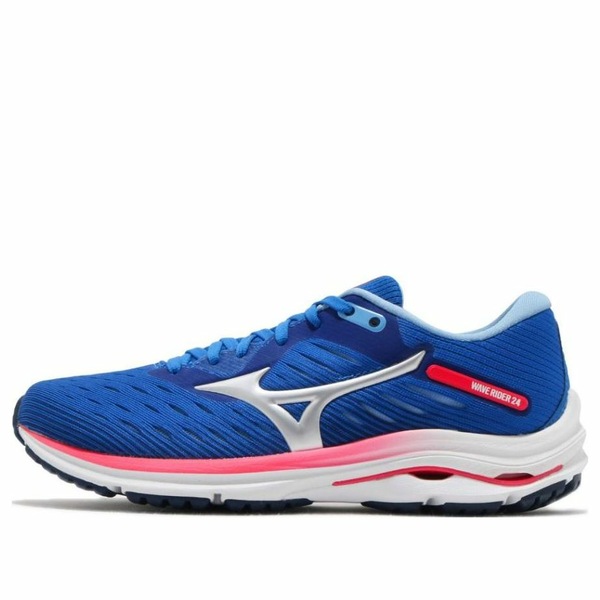 Mizuno ミズノ レディース スニーカー Blue 【(WMNS) Mizuno Wave Rider 24 \u0027Blue Diva Pink\u0027 J1GD200320】  大きさ US_7.5(24.5糎)