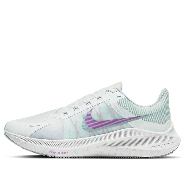 Nike ナイキ レディース スニーカー White/Grey/Violet Shock/Infinite Lilac 【(WMNS) Nike Air Zoom Winflo 8 \u0027Grey Violet Shock\u0027 CW3421-102】  大きさ US_5(22.0糎)