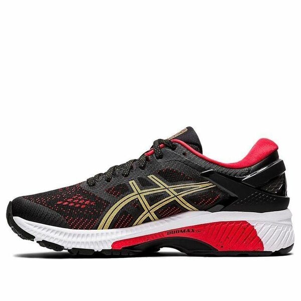 ASICS アシックス レディース スニーカー Black/Red 【(WMNS) ASICS Gel-Kayano 26 \u0027Black Red Gold\u0027 1012A653-001】  大きさ US_6(23.0糎)