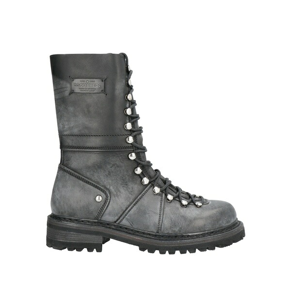 【貨物輸送無料】 ディースクエアード メンズ ブーツ シューズ Boots Black