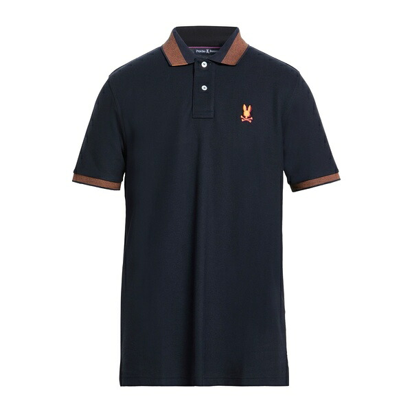【貨物輸送無料】 サイコバニー メンズ プルオーバー トップス Polo shirts Blue