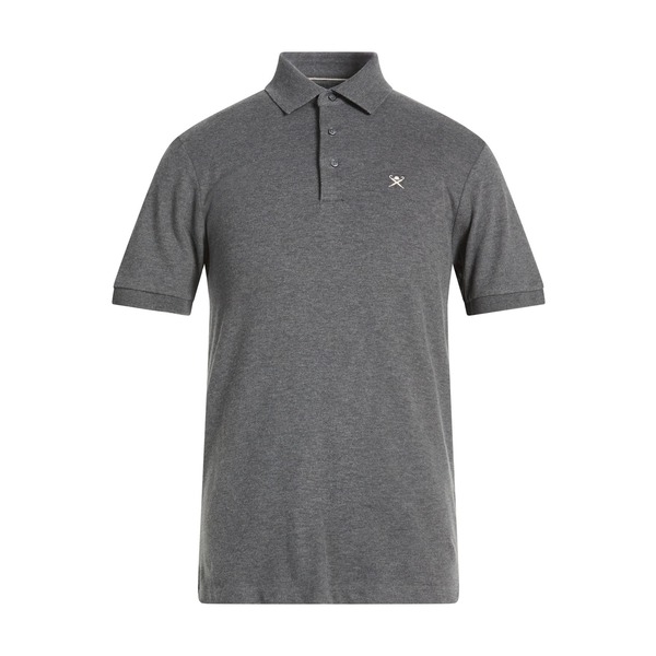 【送料無料】 ハケット メンズ Tシャツ トップス Polo shirts Grey|asty