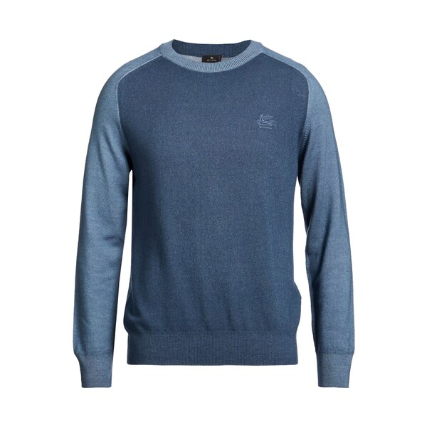 【貨物輸送無料】 エトロ メンズ 編み物\u0026スウェーター アウター Sweaters Blue