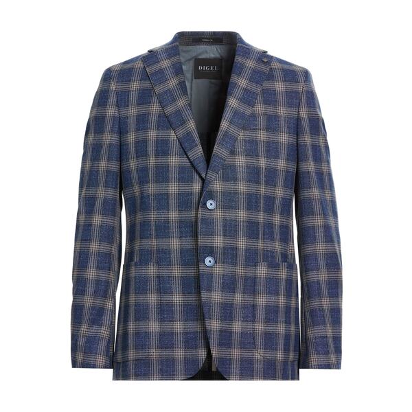【送料無料】 ディゲル メンズ ジャケット&ブルゾン アウター Blazers Blue|asty
