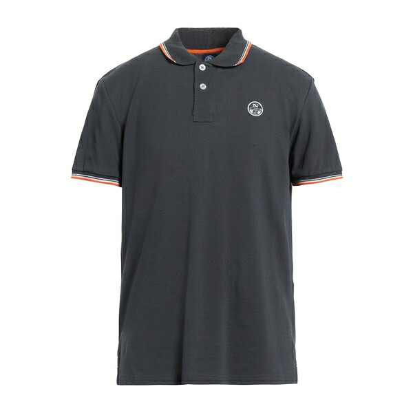【送料無料】 ノースセール メンズ Tシャツ トップス Polo shirts Grey｜asty
