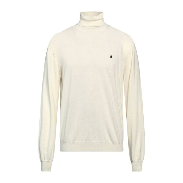 【貨物輸送無料】 マニュエル リッツ メンズ 編み物\u0026スウェーター アウター Turtlenecks White