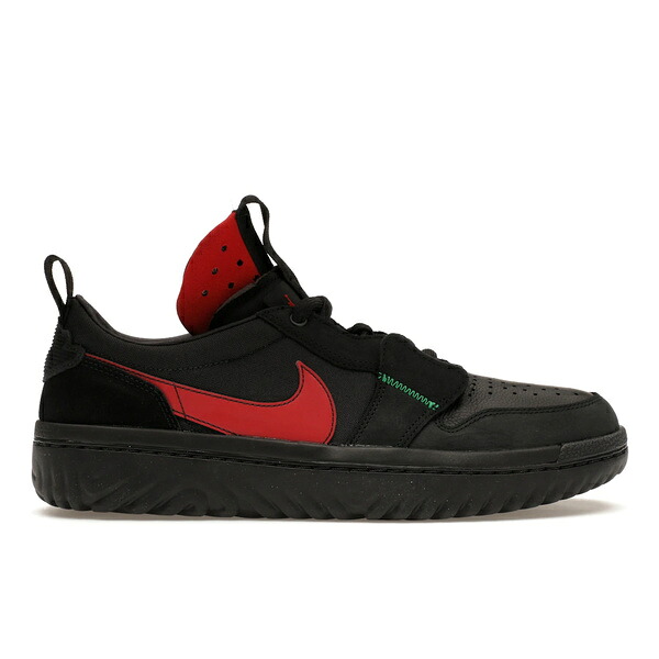 Jordan ジョーダン メンズ スニーカー  【Jordan 1 Low React Fearless Ghetto Gastro】  大いさ US_7.5(25.5糎) Black/Team Red スニーカー-靴