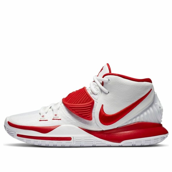 Nike ナイキ メンズ スニーカー  【Nike Kyrie 6 結核症 EP \u0027White University Red\u0027 CZ4938-100】  大きさ US_7(25.0糎)