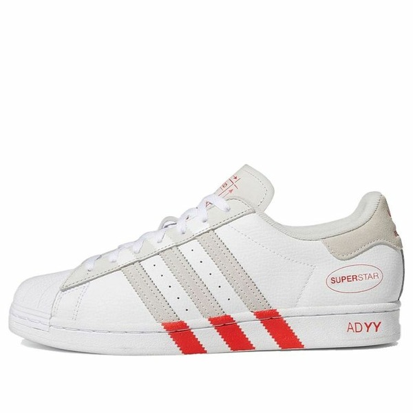adidas アディダス メンズ スニーカー  【adidas Superstar \u0027Extended 3-Stripes White Red\u0027 GY0995】  大いさ US_10.5(28.5珊) メンズ靴-靴