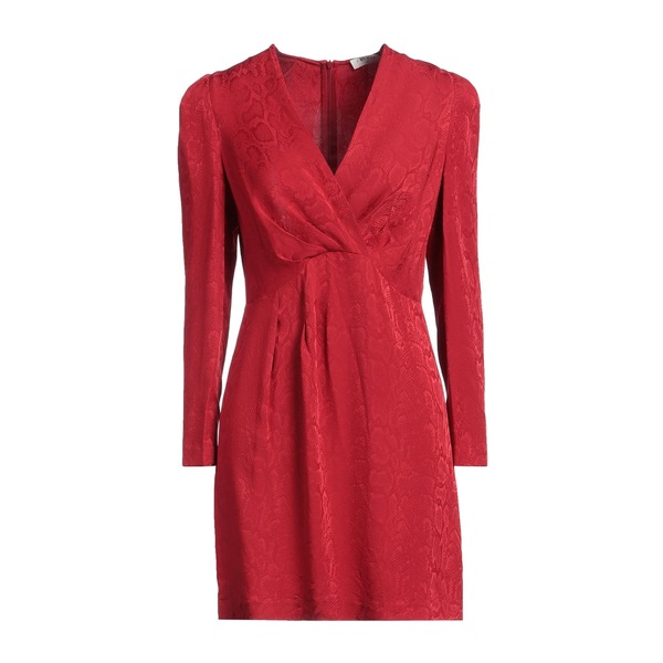 【送料無料】 サンドロ レディース ワンピース トップス Mini dresses Red