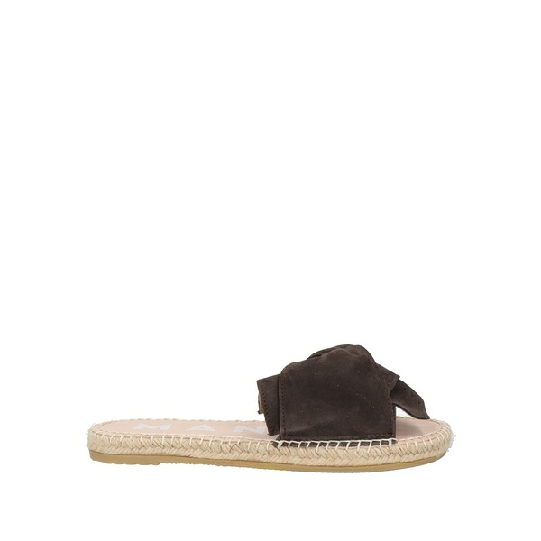 【送料無料】 マネブ レディース サンダル シューズ Espadrilles Brown