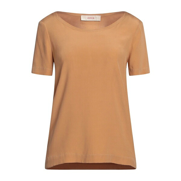 【送料無料】 ユッカ レディース Tシャツ トップス Tops Beige|asty