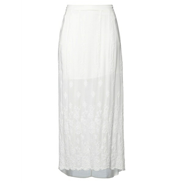 【送料無料】 エリサ カヴァレッティ バイ ダニエラ ダッラヴァッレ レディース スカート ボトムス Maxi skirts White