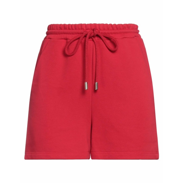 【送料無料】 エルマンノ フィレンツェ レディース カジュアルパンツ ボトムス Shorts & Bermuda Shorts Red