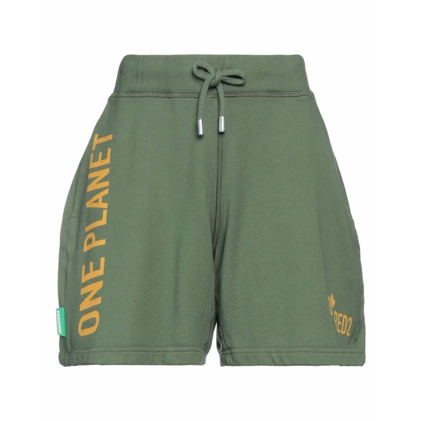 【送料無料】 ディースクエアード レディース カジュアルパンツ ボトムス Shorts & Bermuda Shorts Green